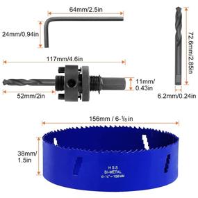 img 3 attached to 🔧 Laniakea Bi Metal Аннулярные переменные отверточные пилки: максимальная эффективность для отверток и аксессуаров.