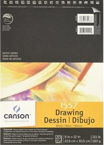 img 1 attached to 🎨 Canson C à Grain Drawing Paper Pads 9 in. x 12 in.: High-Quality Drawing Paper for Artists