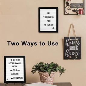 img 2 attached to 🏠 Revamp Your Space with PUJIANG Message 8X11Inch Tabletop Changeable
