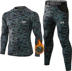 img 4 attached to 🏃 Efficient Performance: MEETYOO Men's Sport Long Johns Base Layer for Optimum Comfort and Flexibility