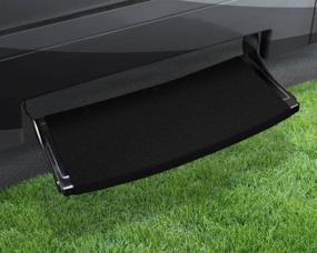 img 1 attached to Prest-O-Fit 2-0384 Outrigger Radius XT RV Step Rug Black Onyx 22 In