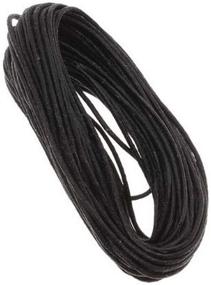 img 1 attached to 📿 Экономичное вощеное хлопковое ожерелье с черным шнуром 1.5мм от Beadaholique