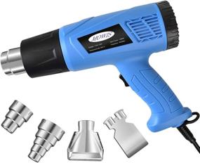 img 4 attached to 🔥 Mowis 1800W Heavy Duty Heat Gun with 4 Nozzle Attachments - Ultimate Shrink Gun for Efficient Hot Air Applications