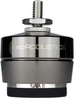 изоляционные ножки для акустических систем и сабвуферов isoacoustics gaia series (gaia ii, макс. 120 фунтов) - набор из 4 шт.: повышение качества звука с улучшенной стабильностью. логотип