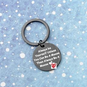 img 2 attached to 🦌 LQRI Moose Gift: Unleash Your Inner Moose with this Keychain for Moose Lovers and Whisperers