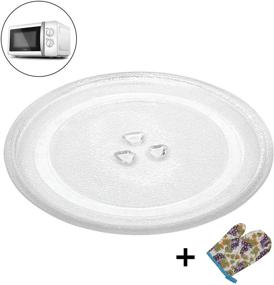 img 2 attached to 🍽️ Universal 10.6"/270mm Small Microwave Glass Plate Replacement – Round Cooking Tray for Microwaves