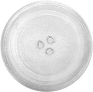 🍽️ universal 10.6"/270mm small microwave glass plate replacement – round cooking tray for microwaves logo