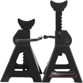 img 4 attached to 🔧 Apextreme Стальные домкраты 3 тонны вместимость: самотащащаяся конструкция, черный цвет - 1 пара