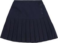 👗 tobeinstyle girls' uniform skirt button - girls' clothing skirts & skorts logo