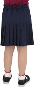 img 1 attached to 👗 ToBeInStyle Girls' Uniform Skirt Button - Girls' Clothing Skirts & Skorts