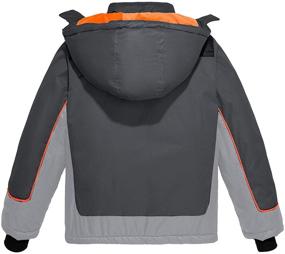 img 3 attached to Insulated Winter Boys' Fleece Jacket by Wantdo in Jackets & Coats