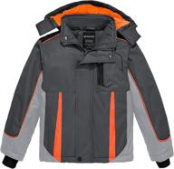 insulated winter boys' fleece jacket by wantdo in jackets & coats logo