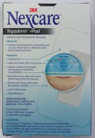 img 1 attached to 🩹 Nexcare Absolute Waterproof Premium Adhesive Pad, 2-3/8 x 4 inches, 5-count Pack (2 packs)