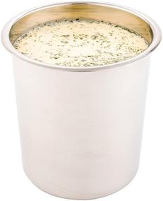 img 4 attached to 🍲 Met Lux 3.5 Quart Bain Marie: Corrosion-Resistant Stainless Steel Food Pot for Hot/Cold Food - Ideal for Serving/Storage - Lid Sold Separately - Restaurantware