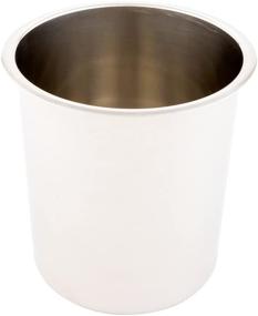 img 3 attached to 🍲 Met Lux 3.5 Quart Bain Marie: Corrosion-Resistant Stainless Steel Food Pot for Hot/Cold Food - Ideal for Serving/Storage - Lid Sold Separately - Restaurantware