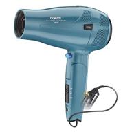 💨 conair teal blue 1875 вт сушилка для волос для путешествий с разъемным шнуром и складной ручкой логотип