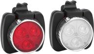 lyitp rechargeable bike light set - front and back bicycle lights, waterproof headlight, lightweight & durable, easy mount & remove, cycling safety accessories, 4 modes (2 cables, 2 straps) logo