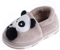 👶 xyluigi kids cute animal slippers non-slip winter warm toddler fur lined indoor outdoor house shoes logo