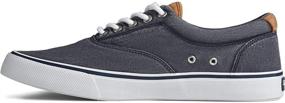img 1 attached to Classic Sperry Striper CVO Canvas in White - Timeless Style and Comfort