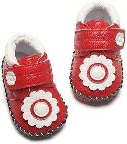 img 1 attached to 👶 Коврики-тапочки для ползания мальчиков BEBARFER Moccasins в виде туфель-тапочек