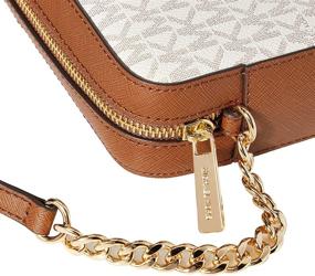 img 1 attached to 👜 Effortlessly Stylish: Michael Kors Jet Set Zip Shoulder Crossbody Bag - A Must-Have Accessory!