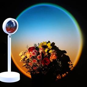 img 4 attached to 🌅 Dawn Sunset Projection Lamp: Enhancing Bedroom Décor with Romantic Sunrise Sunset Visuals