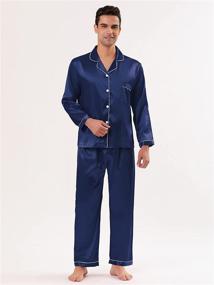 img 3 attached to Lars Amadeus Pajama Loungewear Sleepwear