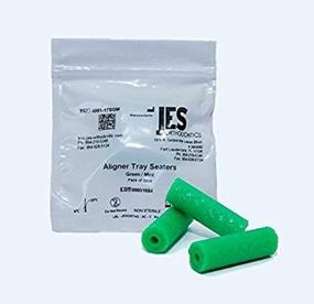 img 4 attached to 🦷 JES ортодонтические зеленые жевательные валы для выравнивающих лотков - с мятным ароматом (3 жевательные валика в упаковке)