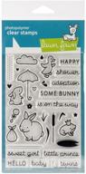 lawn fawn clear stamps hello logo