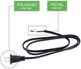 img 2 attached to LISTED Power Pigtail Replacement 120VAC