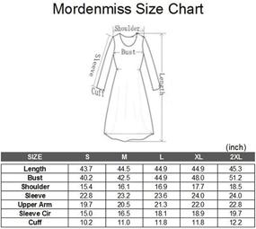 img 1 attached to 👗 Stylish and Comfortable: Mordenmiss Women's Autumn Turtleneck Long Baggy Dress with Pockets for Effortless Fashion