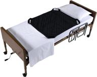 🛏️ patient aid positioning sheet with handles 40" x 36" for easy patient transfers, turning, and repositioning in beds - ideal for hospitals and home care, assisting elderly and disabled patients - up to 400lb capacity logo