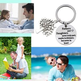 img 3 attached to Birthday Keychain Christmas Daughter Fathers Daughters