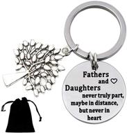 birthday keychain christmas daughter fathers daughters logo
