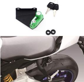 img 4 attached to GUAIMI Motorcycle Helmet Lock Anti-Theft Helmet Security Lock Compatible With YZF-R1/M 2015-Newer YZF-R6 2017-Newer -Green