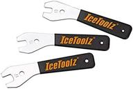 icetoolz cone wrench set: 13x15x17mm sockets | premium cone wrench repair tools - 3 piece set logo