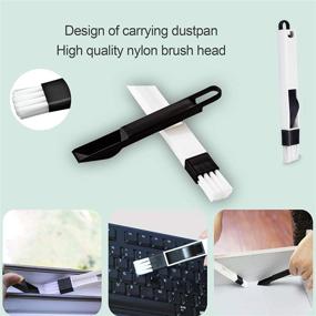 img 1 attached to 🪟 YIYUMOO Magic Window Cleaning Brush Set - Effortlessly Clean Door, Window Slides, Gaps, Corners, and Stubborn Dirt (8PCS) - Perfect for Home Use