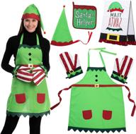 apron christmas kitchen linens accessories logo