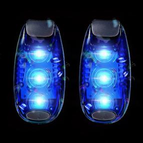 img 2 attached to 🚴 4-Pack LED Safety Light Strobe Lights: Daytime Running & Night Visibility for Bicycles, Kids, Pets & Runners