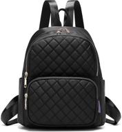 🎒 myhozee women's waterproof nylon anti-theft backpack purse rucksack daypack logo