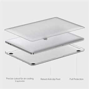 img 3 attached to 👻 Matte Clear GhostShell Frost Hardshell Case for MacBook Pro 13" 2020+ - Uppercase