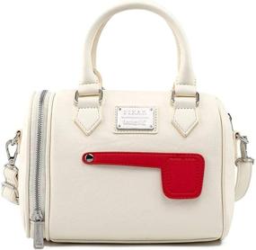 img 1 attached to 💌 Loungefly Disney Up Carl and Ellie Red Mailbox Vegan Leather Crossbody Bag - One Size