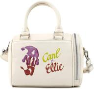 💌 loungefly disney up carl and ellie red mailbox vegan leather crossbody bag - one size logo