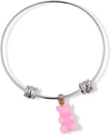 gummy bear fancy charm bangle logo