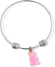 img 4 attached to Gummy Bear Fancy Charm Bangle