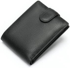 img 4 attached to PUSLAN Vintage Leather Bifold Holders
