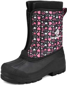 img 4 attached to 🌨️ DREAM PAIRS Waterproof Winter Snow Boots for Boys and Girls – Keep Their Feet Warm and Dry!