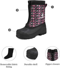 img 2 attached to 🌨️ DREAM PAIRS Waterproof Winter Snow Boots for Boys and Girls – Keep Their Feet Warm and Dry!