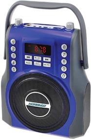 img 4 attached to KORAMZI KS-200BL: Ultimate Karaoke Portable Rechargeable Boombox with Bluetooth, USB, SD, FM Radio, and More!