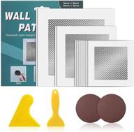 ultimate wall patch repair kit: self-adhesive drywall repair with mesh | 12-pack, 4/6/8 inch | fixes ceilings, plasterboard логотип